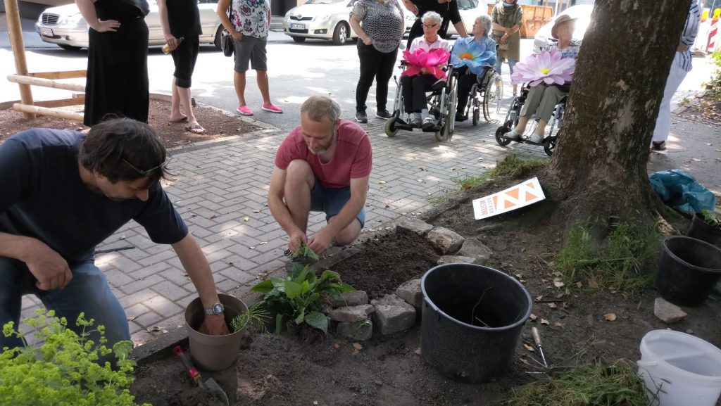 Erster Spatenstich: Urban Gardening an der Vereinsstraße
